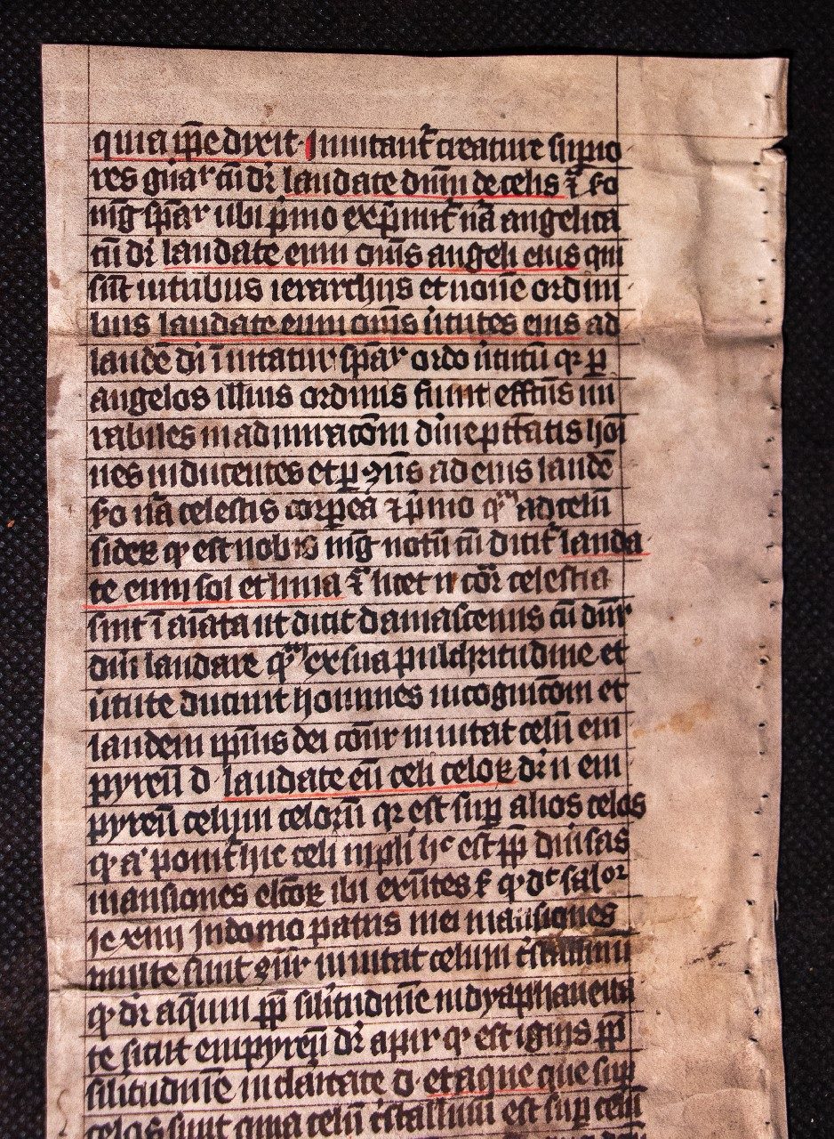 Nicolas de Lyra Gloss on Psalm 148 (1400)