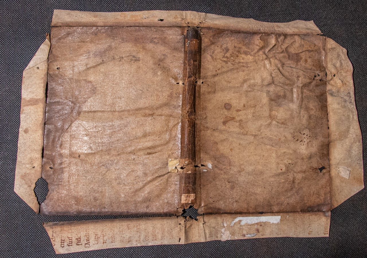 Leaf of Passionale in Latin  [Italy, 12th century, first half] Lives of St Felicity and St Clement