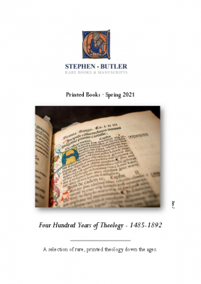 Catalogues Stephen Butler Rare Books & Manuscripts