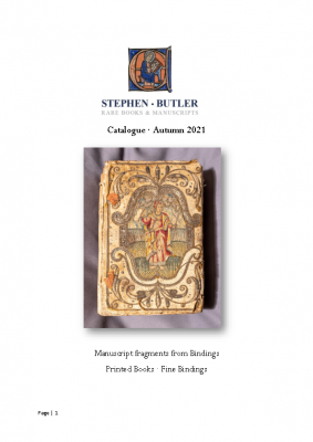 Catalogues Stephen Butler Rare Books & Manuscripts