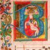 Saints Peter and Paul, in an illuminated historiated initial ‘N’, cut from a Gradual in Latin on parchment [Italy (Florence); 15th century (c.1470s)]