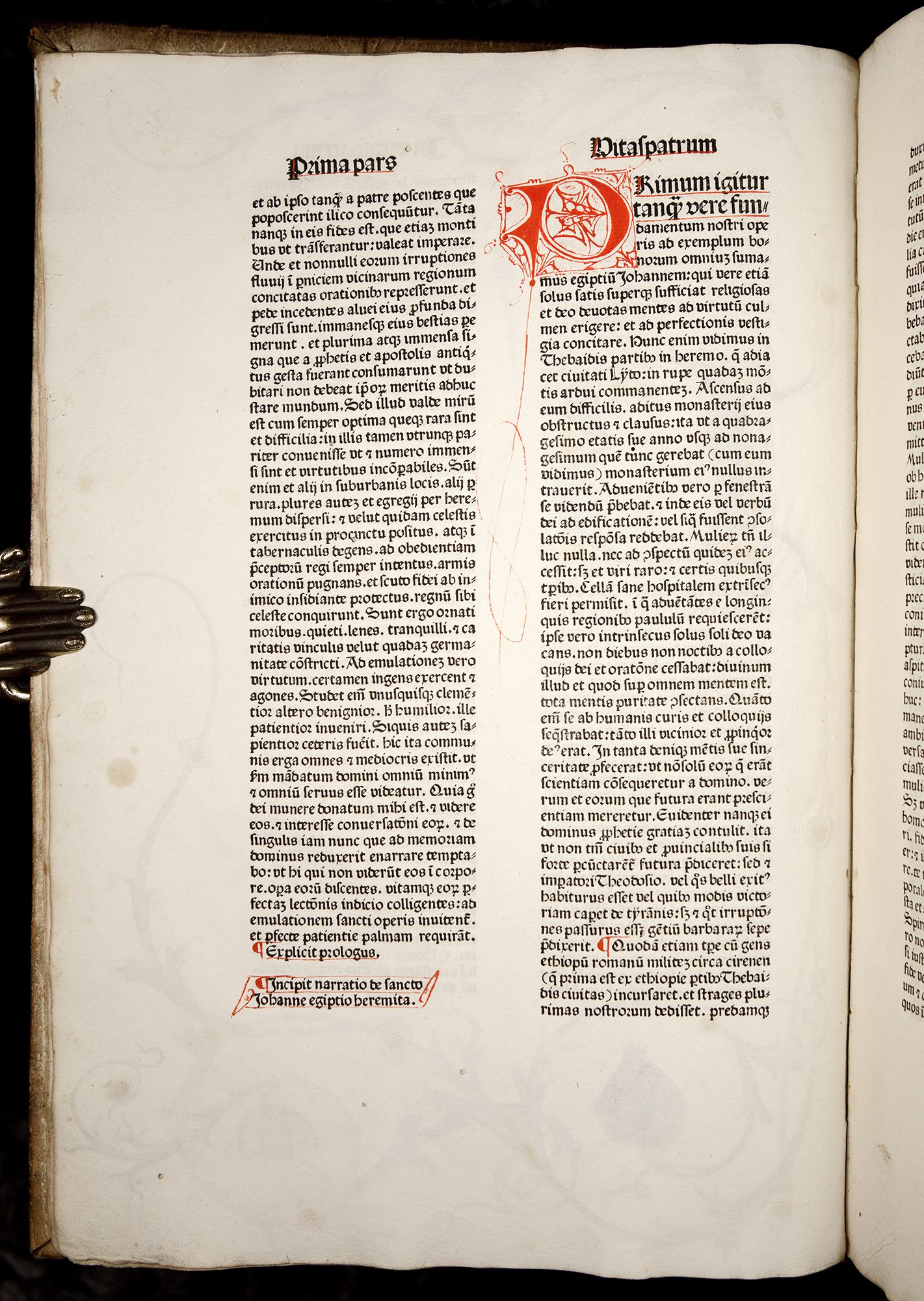 Superb illuminated copy of Koberger’s ‘Jerome’ 1478 in contemporary binding