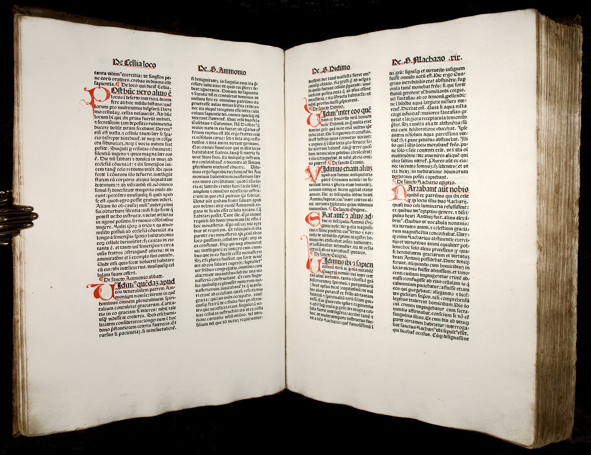 Superb illuminated copy of Koberger’s ‘Jerome’ 1478 in contemporary binding