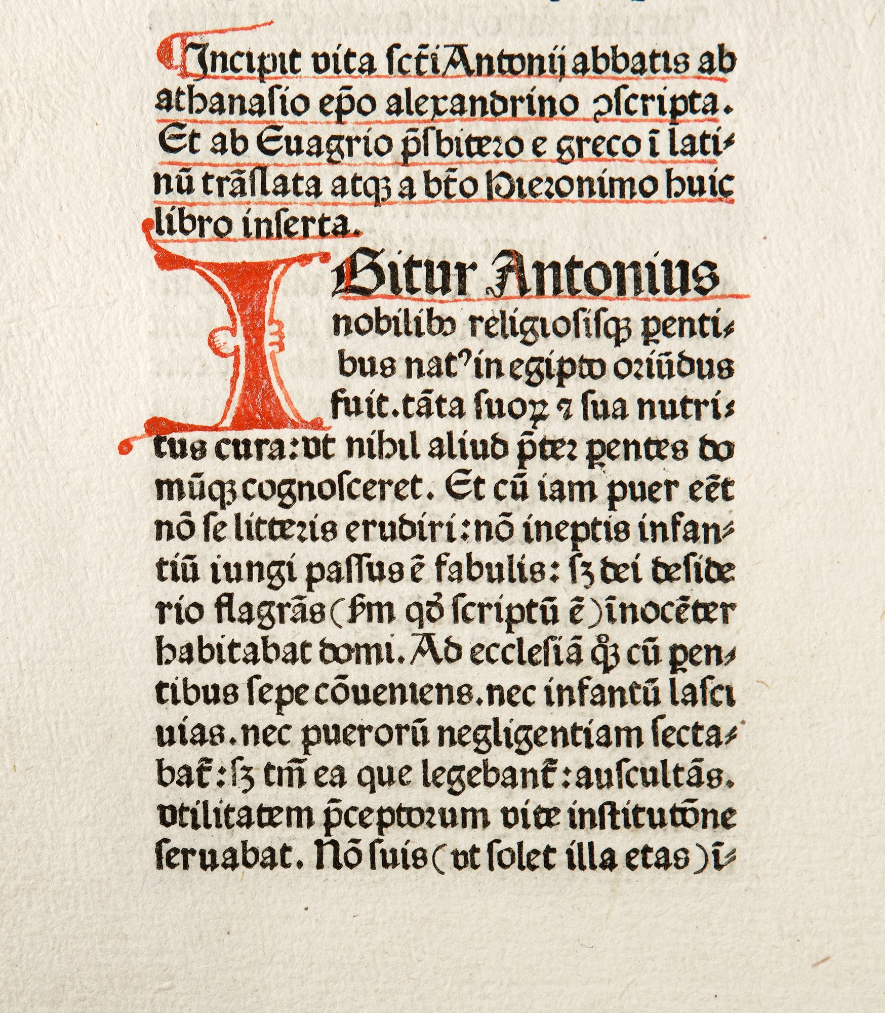 Superb illuminated copy of Koberger’s ‘Jerome’ 1478 in contemporary binding