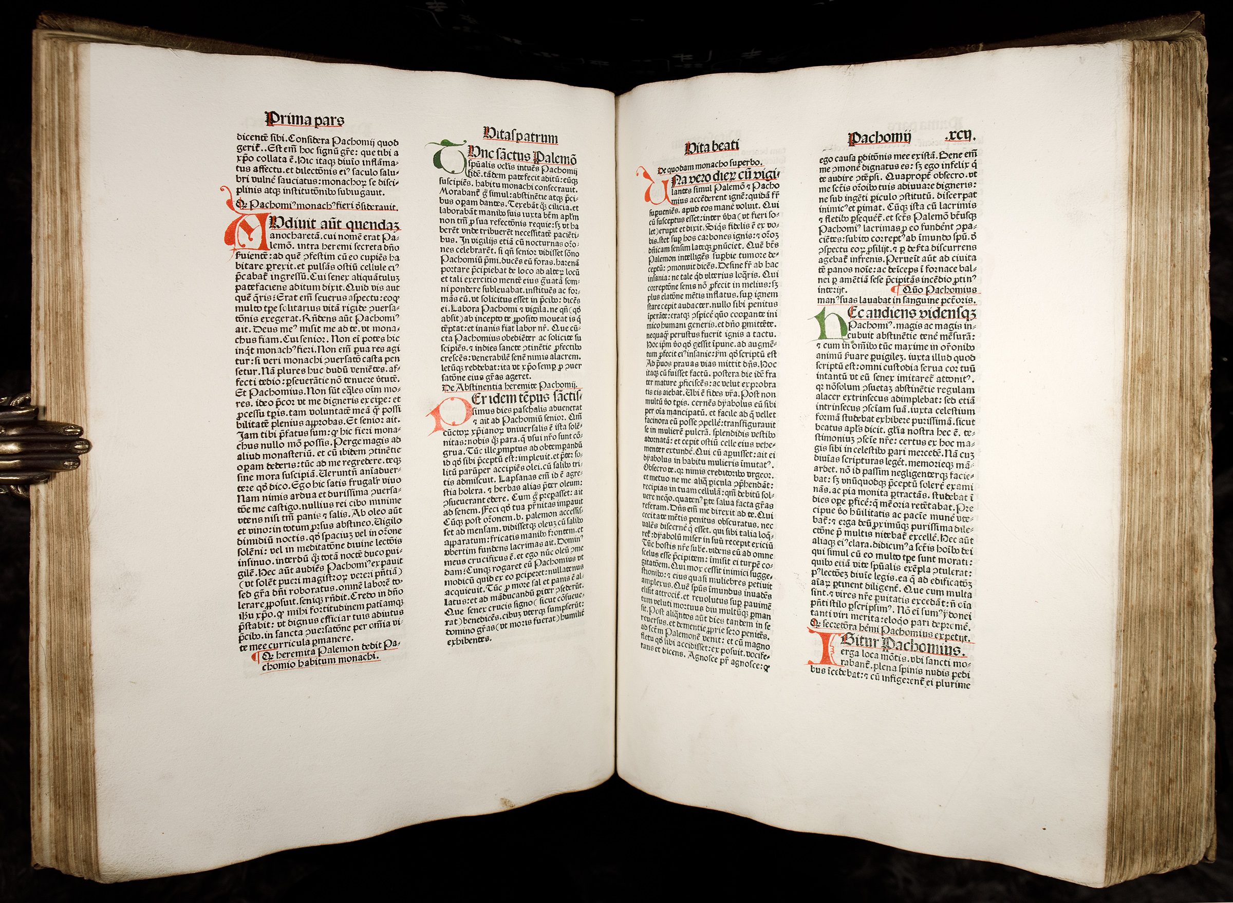Superb illuminated copy of Koberger’s ‘Jerome’ 1478 in contemporary binding