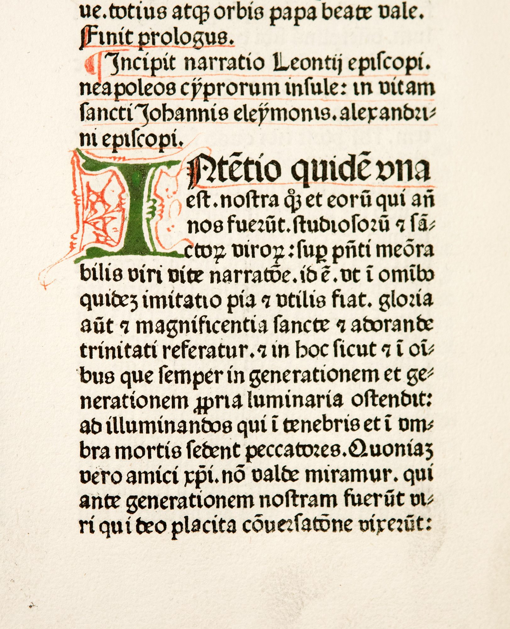 Superb illuminated copy of Koberger’s ‘Jerome’ 1478 in contemporary binding