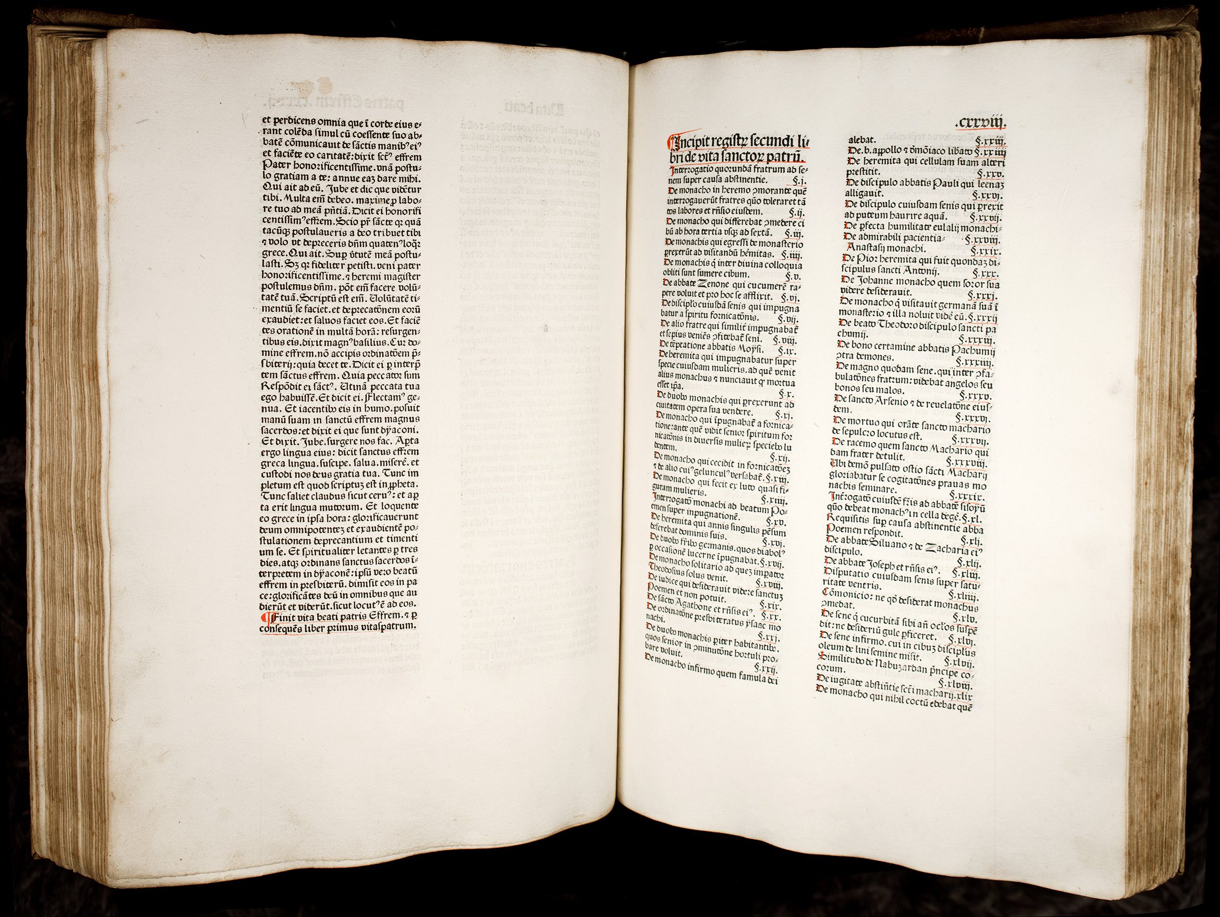 Superb illuminated copy of Koberger’s ‘Jerome’ 1478 in contemporary binding