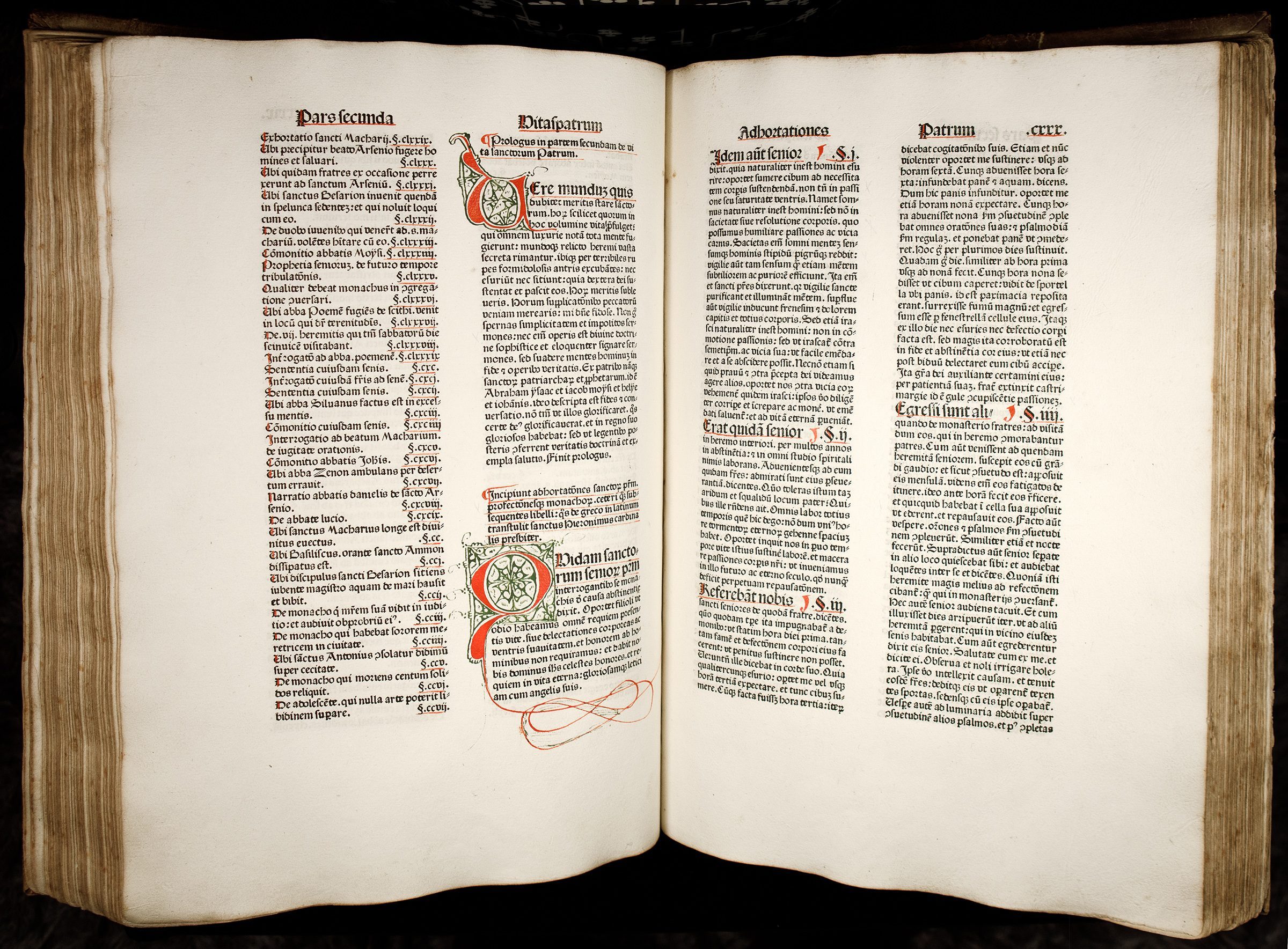 Superb illuminated copy of Koberger’s ‘Jerome’ 1478 in contemporary binding