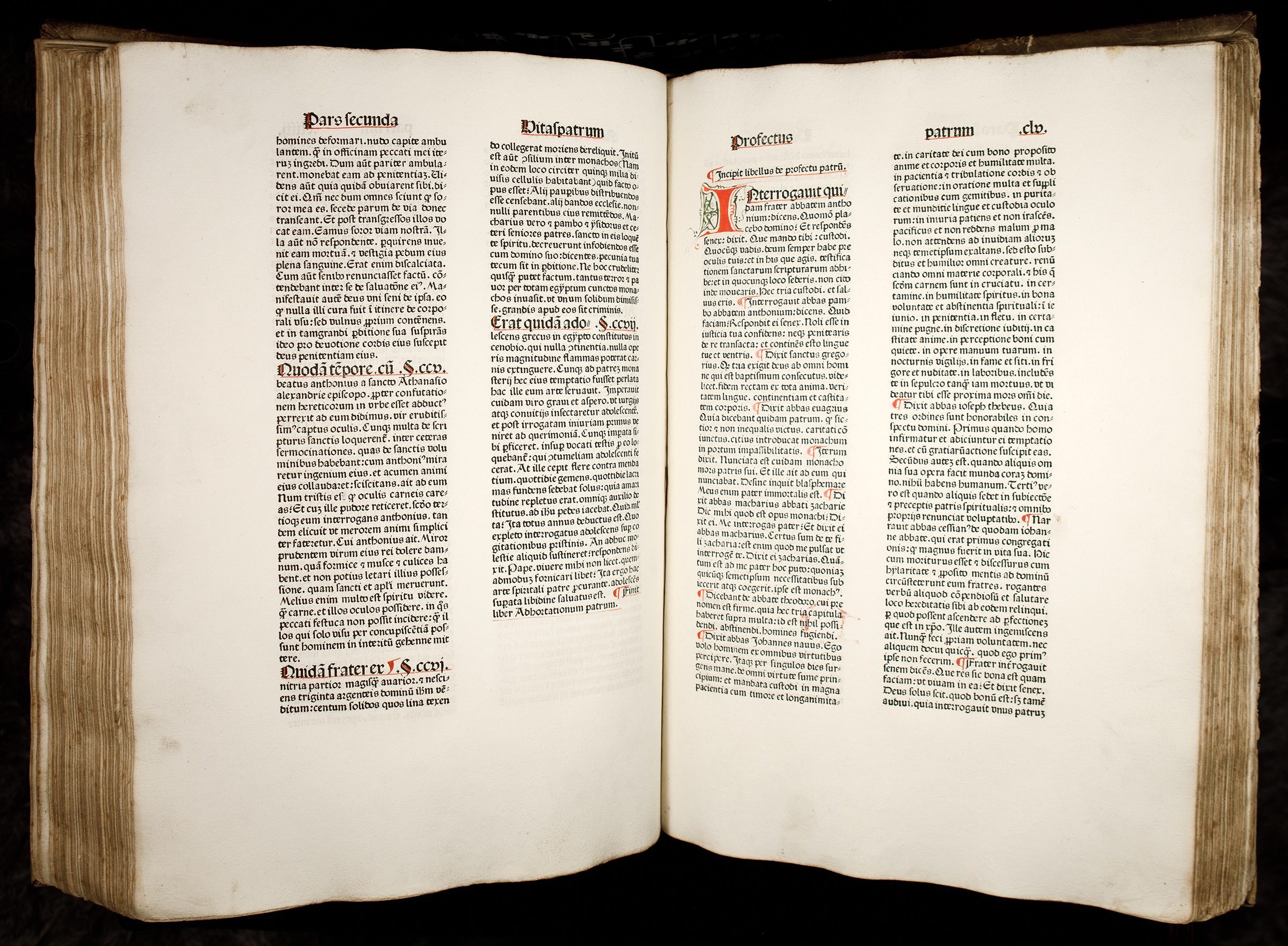 Superb illuminated copy of Koberger’s ‘Jerome’ 1478 in contemporary binding