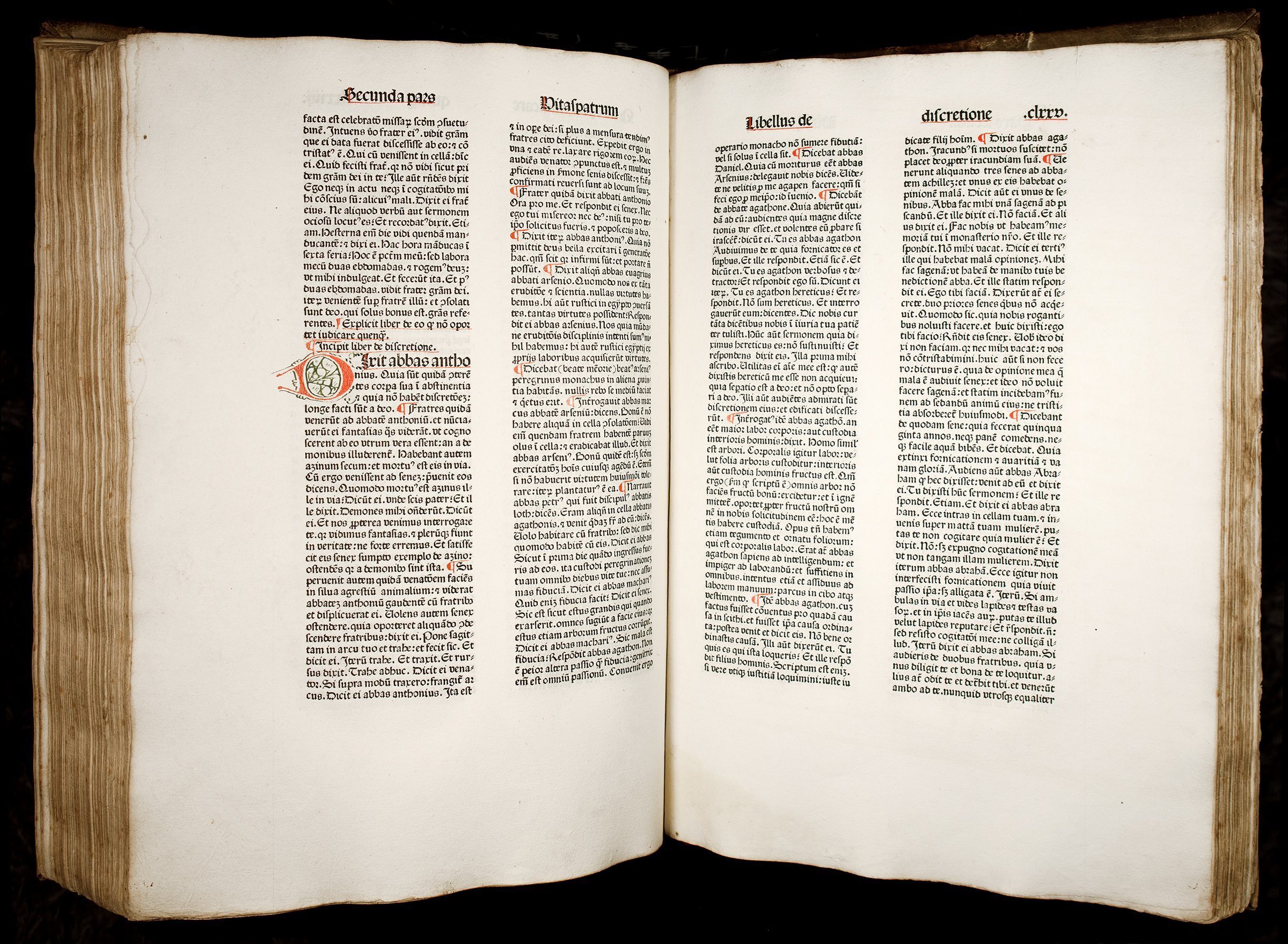 Superb illuminated copy of Koberger’s ‘Jerome’ 1478 in contemporary binding