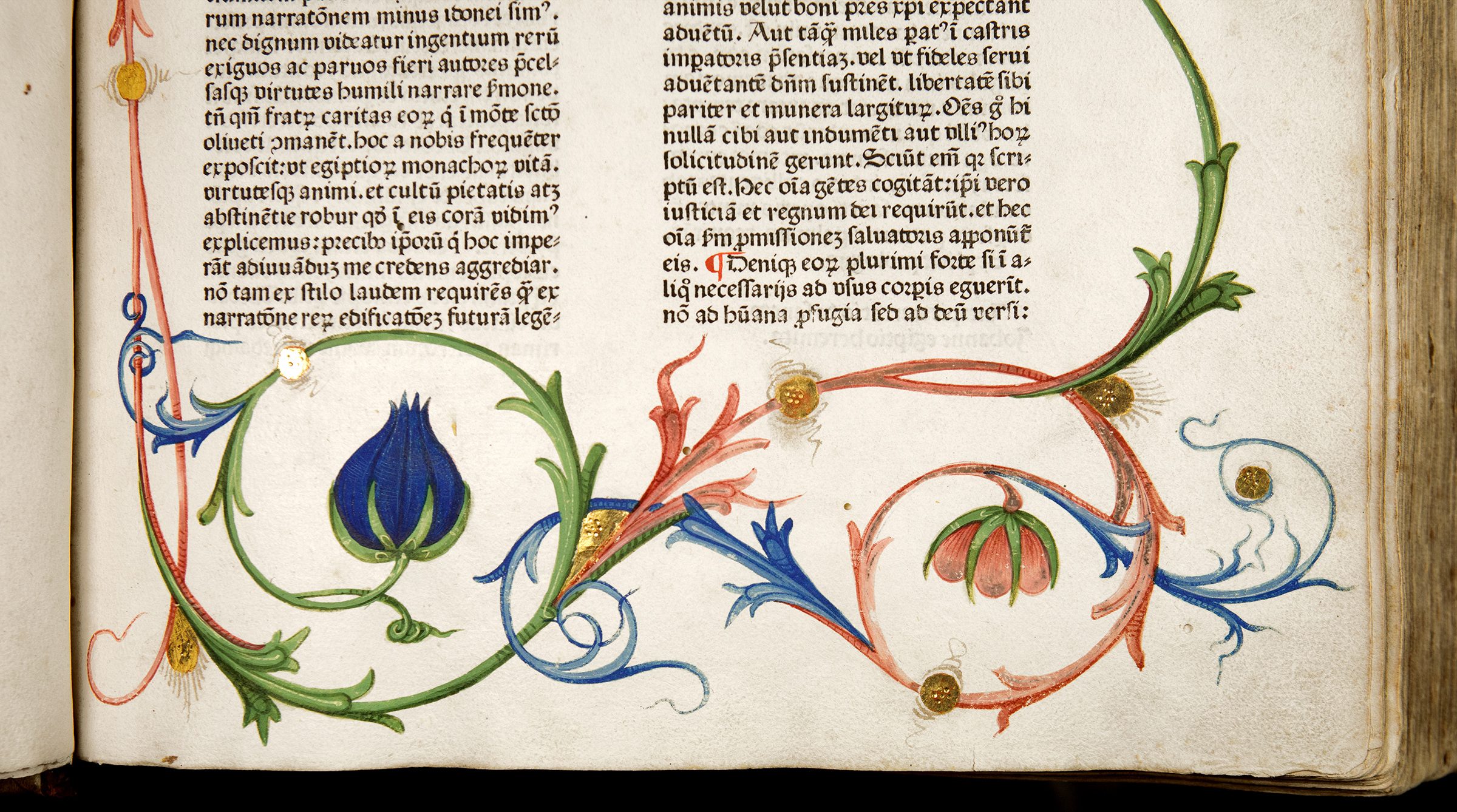 Superb illuminated copy of Koberger’s ‘Jerome’ 1478 in contemporary binding