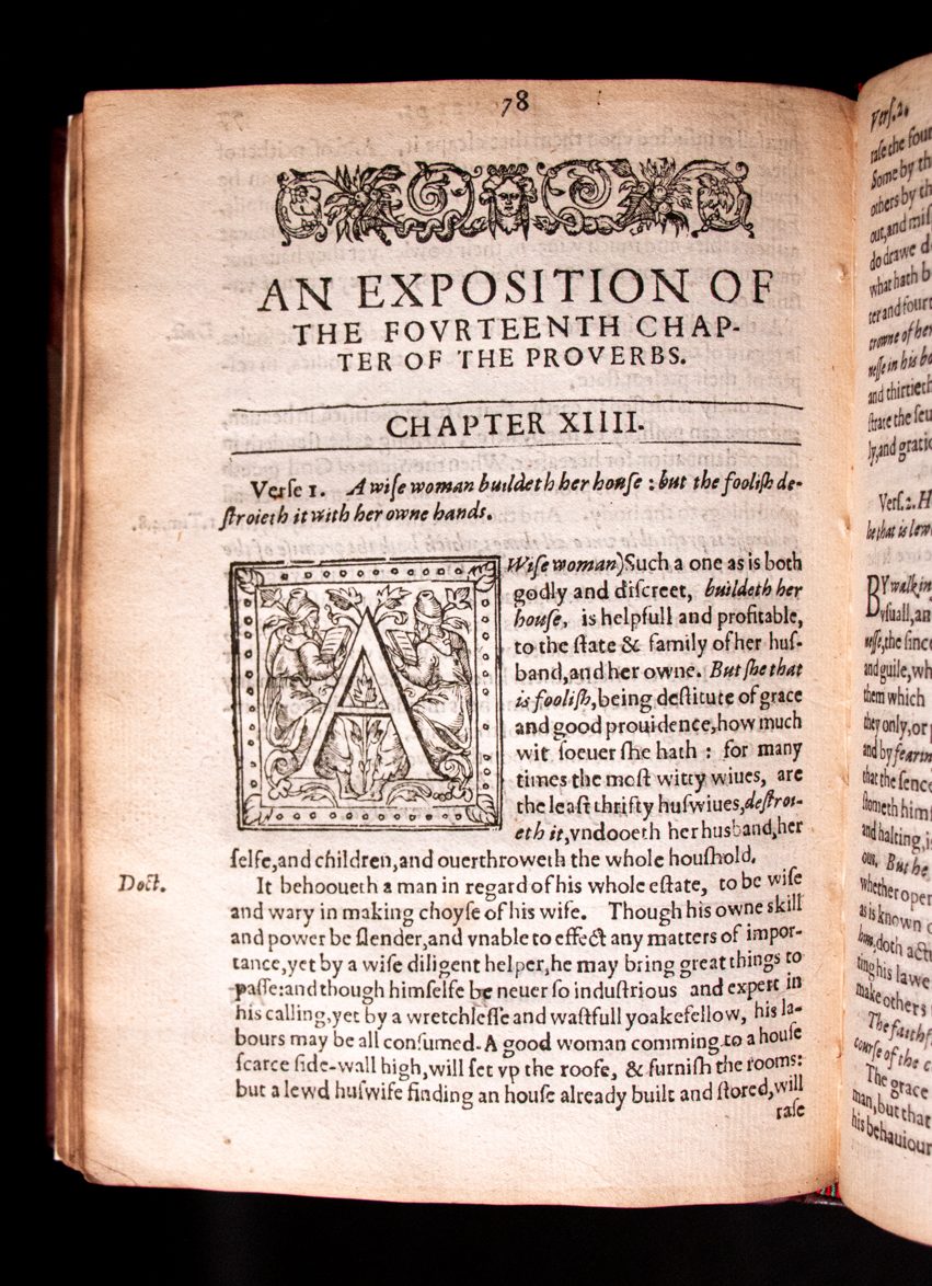 Plaine and familiar exposition of the Proverbs 1608 by Dod & Cleaver