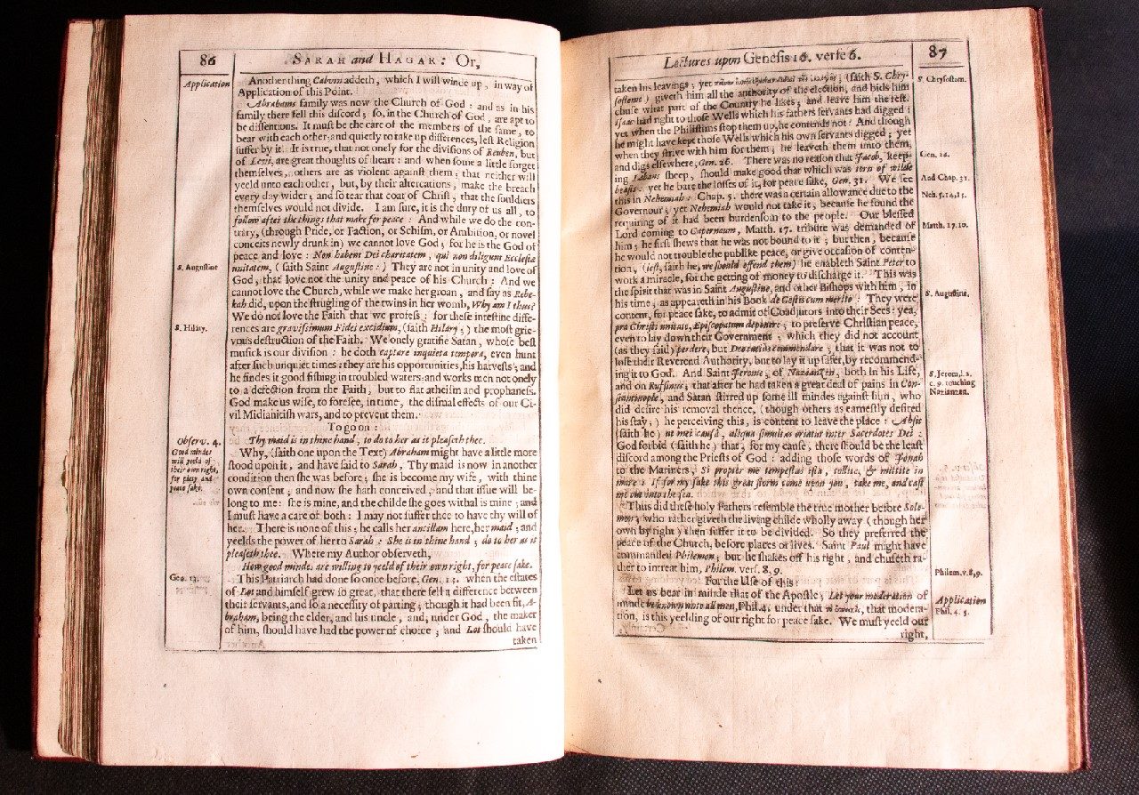 Sarah and Hagar: or, Genesis the sixteenth chapter opened, in XIX sermons. 1649 Josiah Shute