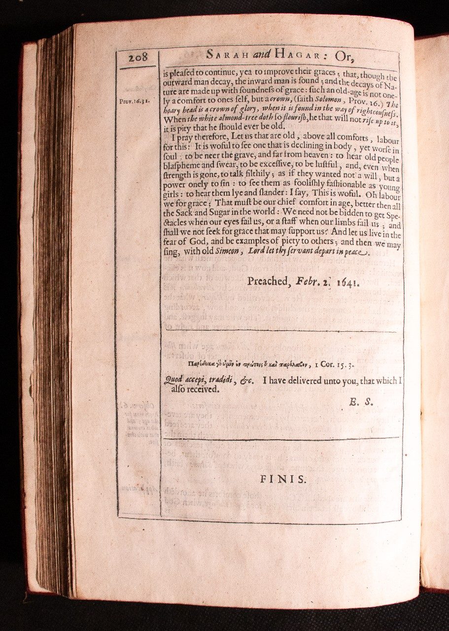 Sarah and Hagar: or, Genesis the sixteenth chapter opened, in XIX sermons. 1649 Josiah Shute