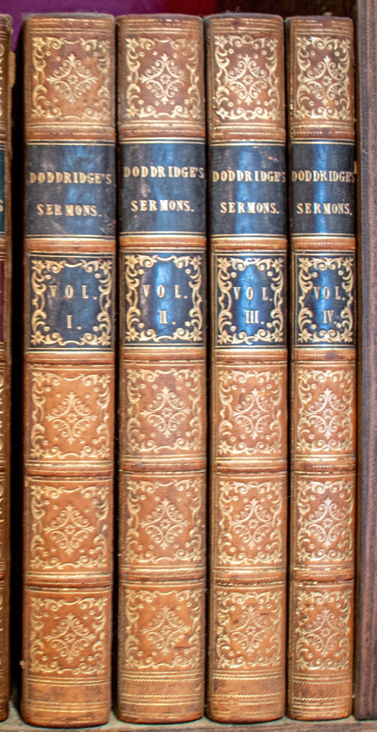 Philip Doddridge – Sermons on Various Subjects, 1826 in 4 volumes