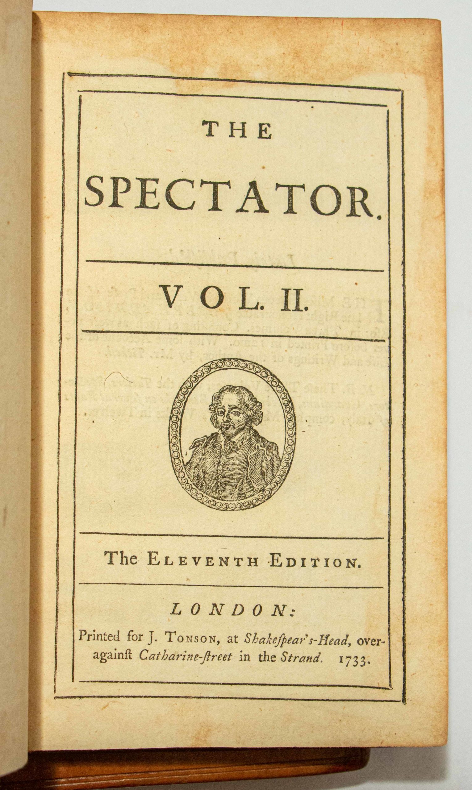 The Spectator 8 volumes in lovely contemporary morocco binding