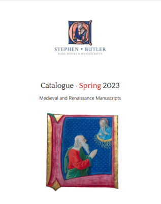 Catalogues Stephen Butler Rare Books & Manuscripts