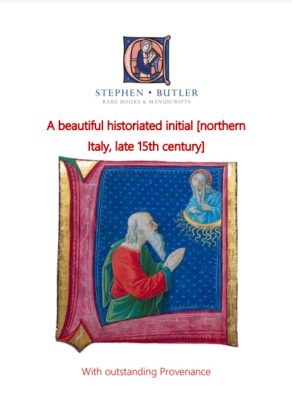 Catalogues Stephen Butler Rare Books & Manuscripts