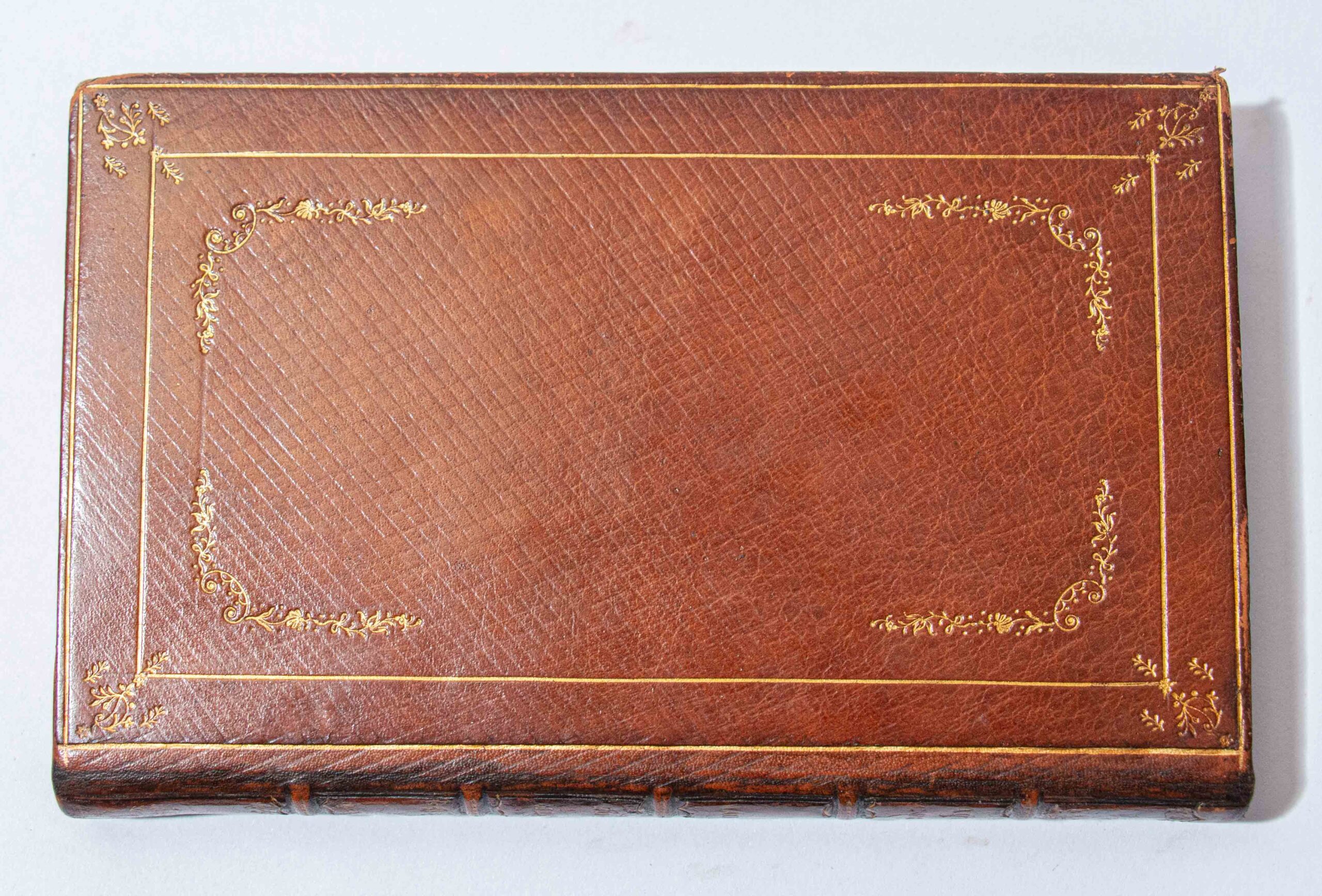 A superb 18th century diced Russia leather binding by Roger Payne; ‘Curtius Rufus’ 1716