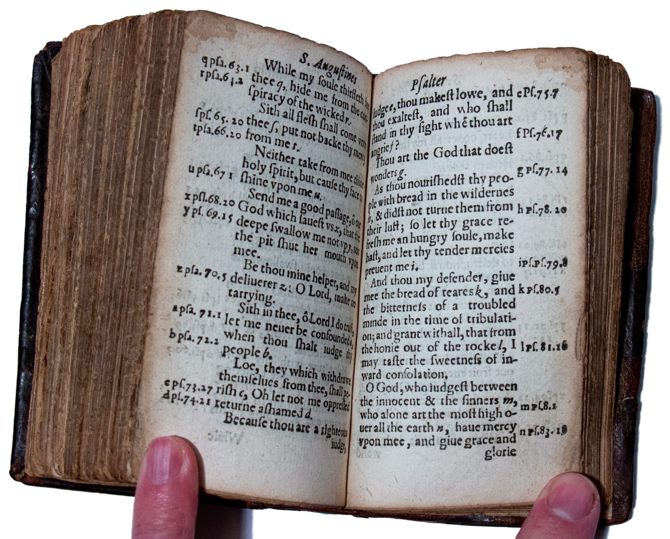 Thomas Rogers’ ‘A pretious booke of heavenlie meditations’ in early English C17th binding.