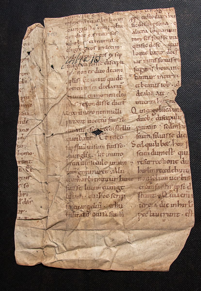 Haymo of Halberstadt, Homily LXXI for Easter Monday, C11th, manuscript on parchment, France