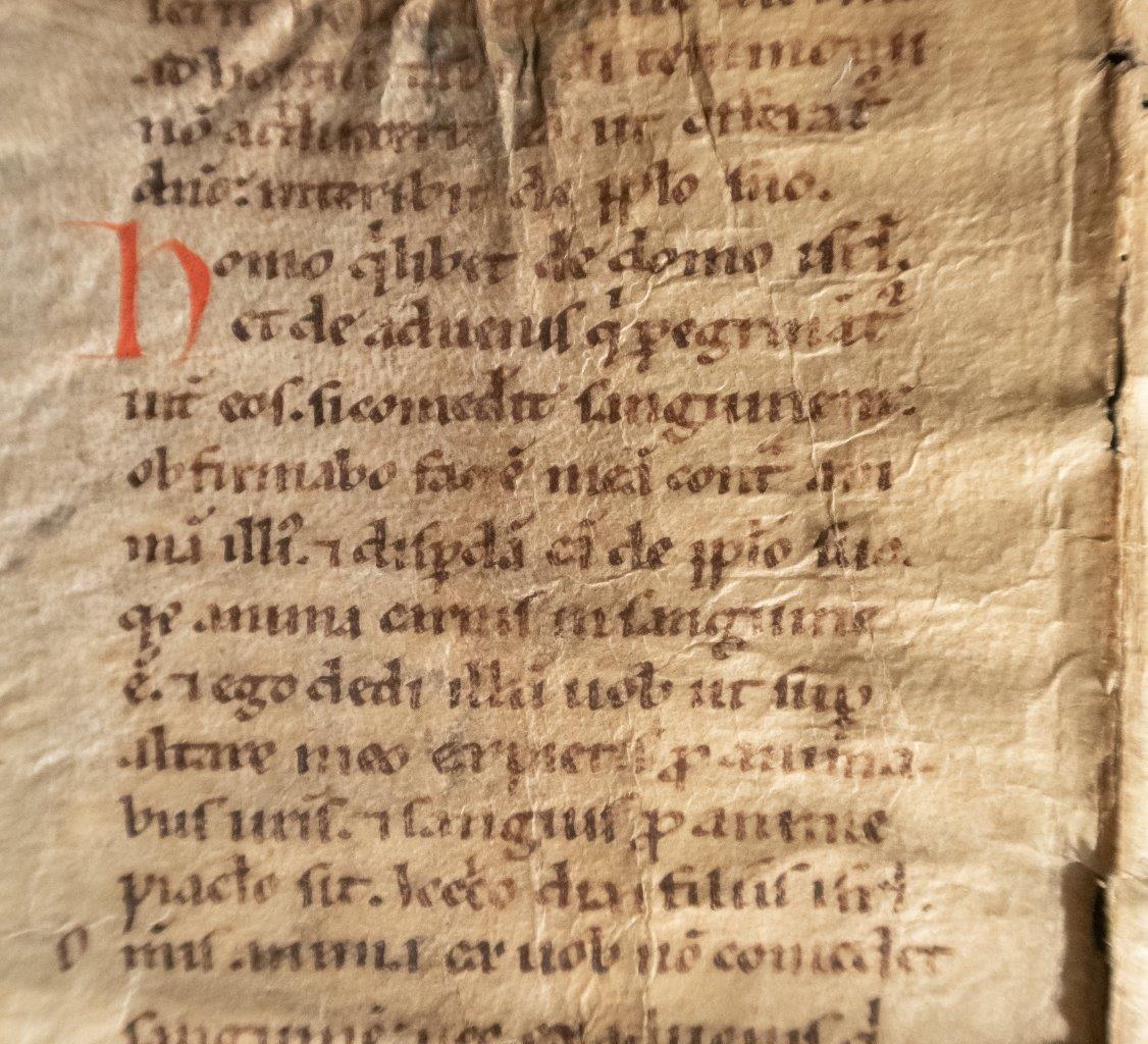 Leviticus Ch.15-17 from a German Bible mid-C12th