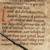 Leaf from a Bible, II Kings 17, C15th manuscript in Latin on parchment