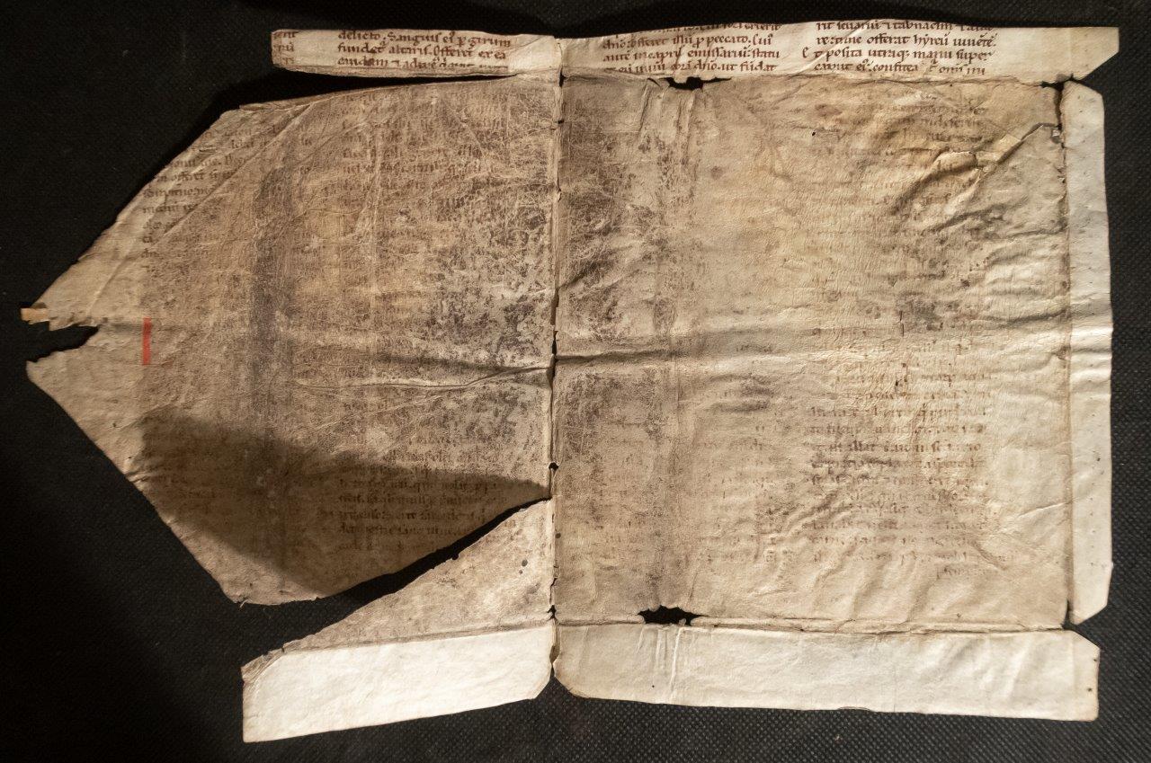 Leviticus Ch.15-17 from a German Bible mid-C12th