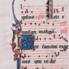 Leaf from a Bible, II Kings 17, C15th manuscript in Latin on parchment