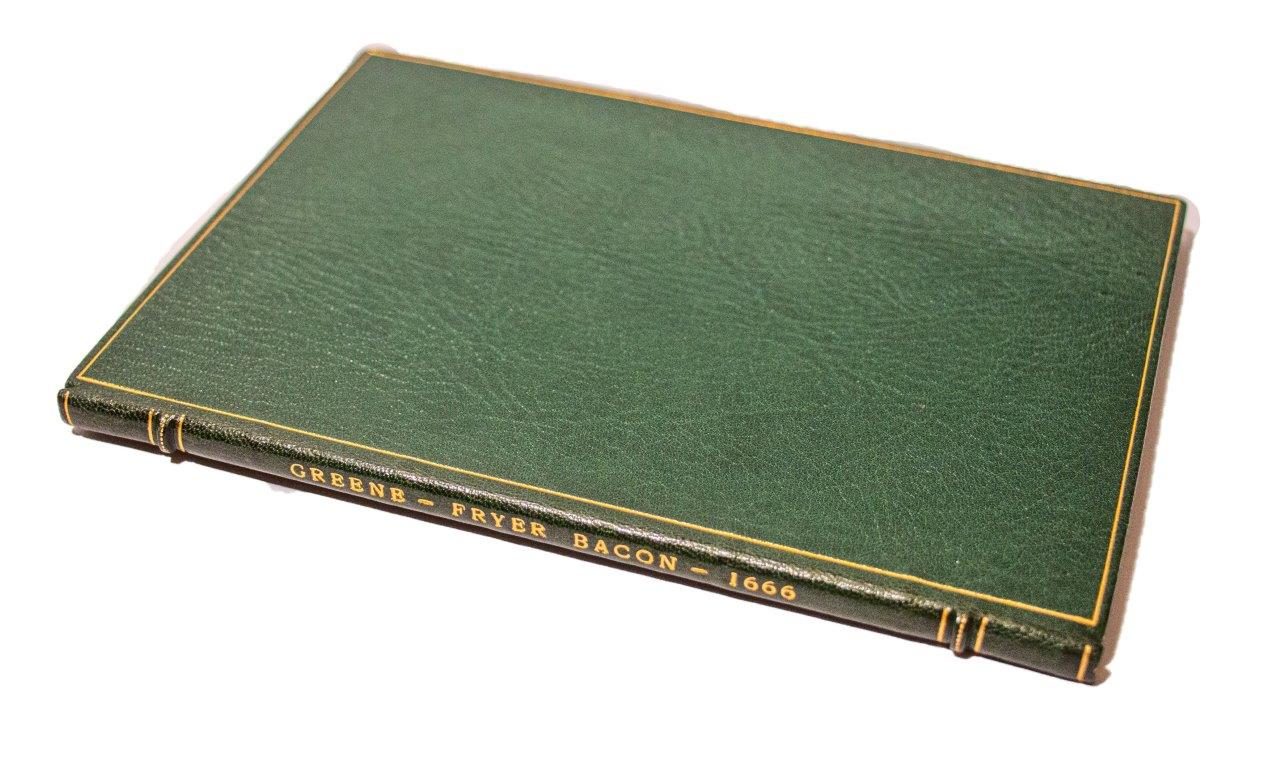 An extremely rare and complete copy of the source for Robert Greene’s play; ‘Fryer Bacon’ 1666