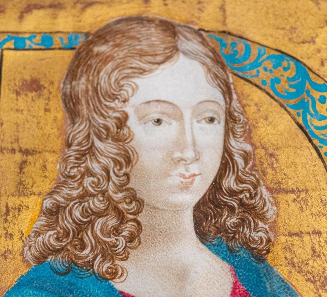 A title page from a monumental Gradual with an exquisite portrait