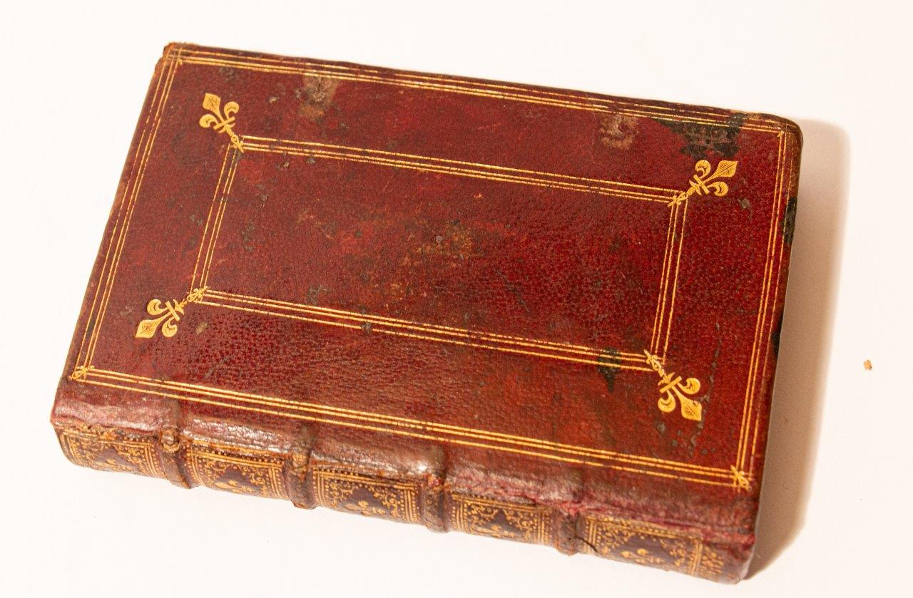 A gorgeous French devotional with charming illuminated painting of ‘Maria Lactans’. C17th A gorgeous French devotional with charming illuminated painting of ‘Maria Lactans’. C17th