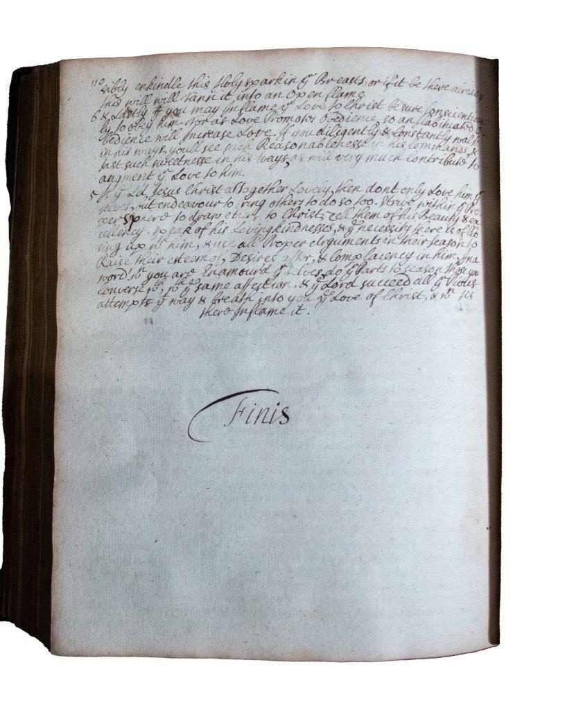 Unpublished manuscript sermons of an Ejected Puritan minister, 1700