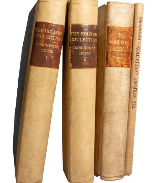 [4 volumes] The Holford Collection, Dorchester House with 200 illustrations from the Twelfth to the End of the Nineteenth Century in Two volumes [with] The Holford Collection Selected from Twelve Illuminated Manuscripts and 107 Pictures in 2 vols. Plates and Text