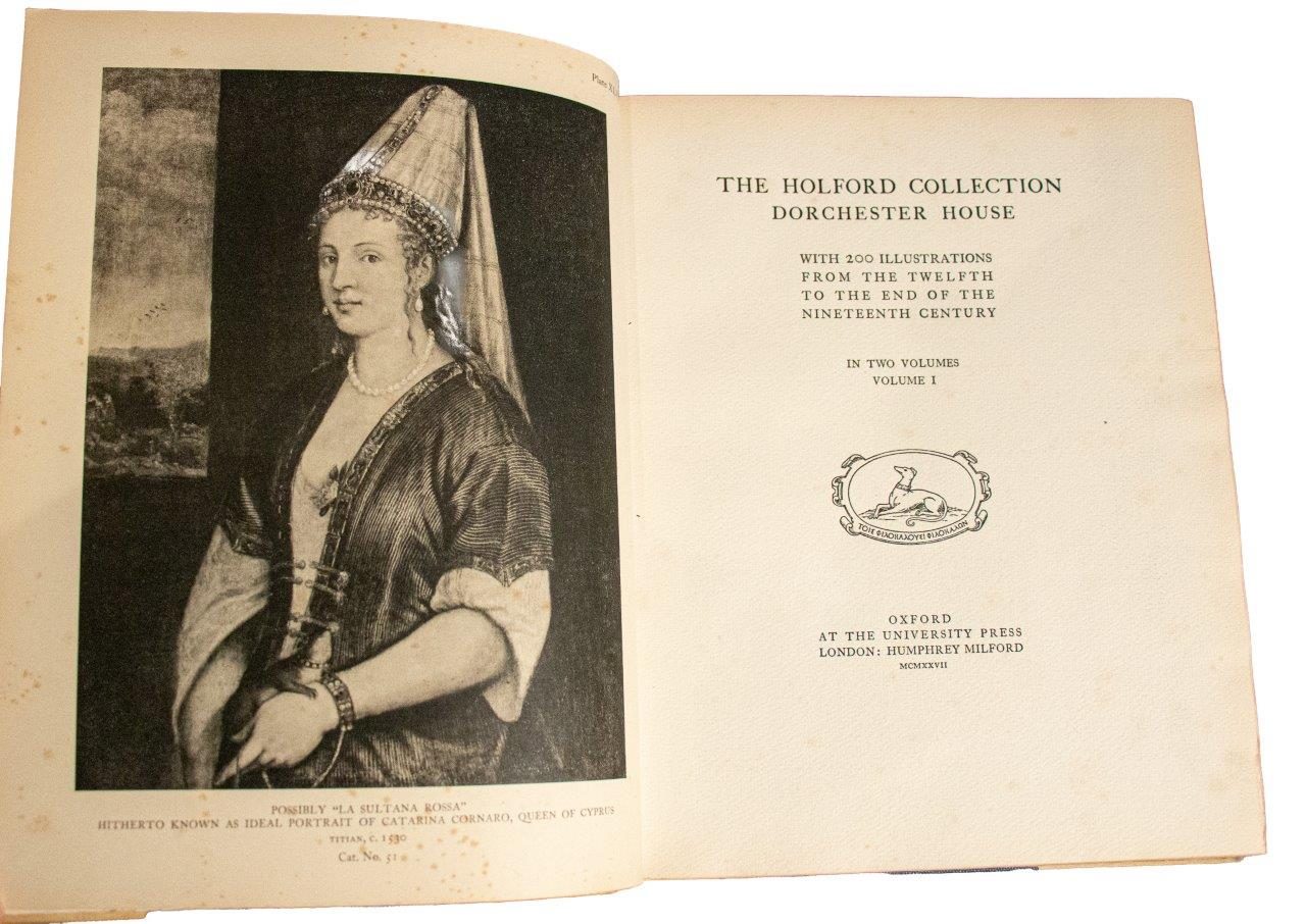 [4 volumes] The Holford Collection, Dorchester House with 200 illustrations from the Twelfth to the End of the Nineteenth Century in Two volumes [with] The Holford Collection Selected from Twelve Illuminated Manuscripts and 107 Pictures in 2 vols. Plates and Text