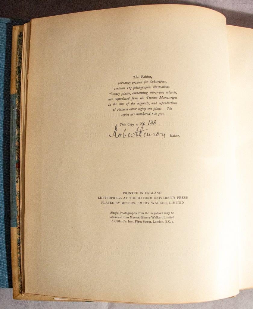 [4 volumes] The Holford Collection, Dorchester House with 200 illustrations from the Twelfth to the End of the Nineteenth Century in Two volumes [with] The Holford Collection Selected from Twelve Illuminated Manuscripts and 107 Pictures in 2 vols. Plates and Text