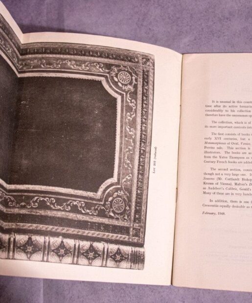 Catalogue of a Selected Portion of the Very Choice and Valuable Library formed by the Late Hermann Marx