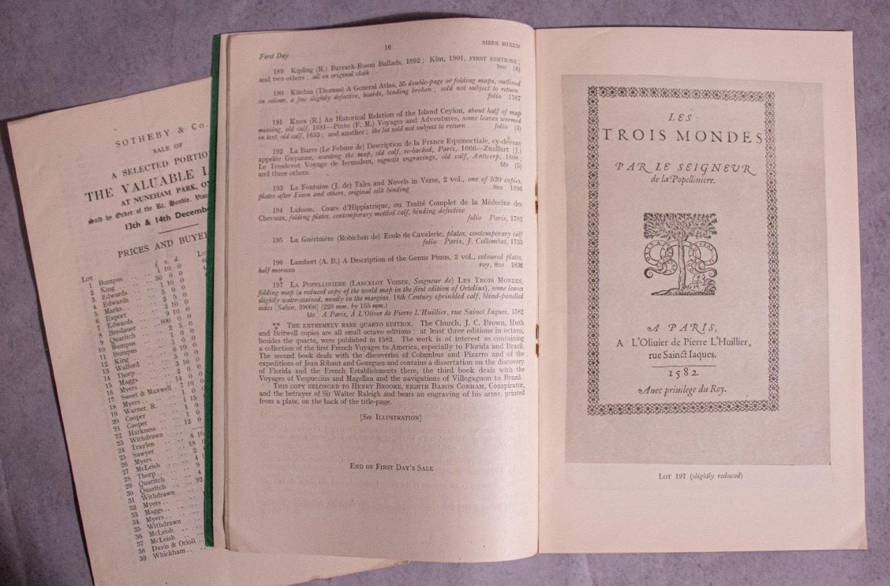 Catalogue of a Selected Portion of the Valuable Library at Nuneham Park, Oxford. Sold by Order of the Rt. Hon. Viscount Harcourt.