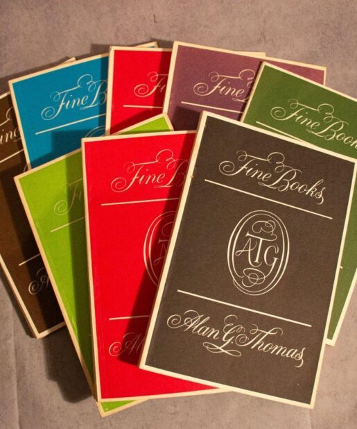 A set of 9 bookseller catalogues from Alan G. Thomas from the early 1970s