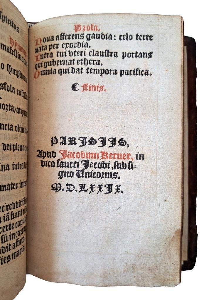A unique Sammelband of works printed by Jacques Kerver and his widow 1575