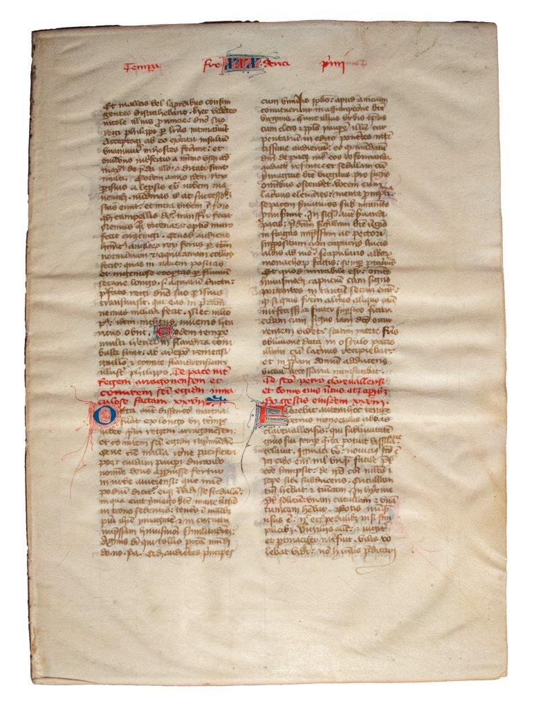 A complete gathering of Vincent de Beauvais’ Speculum Historiale from the libraries of Guillaume Libri and Thomas Phillipps