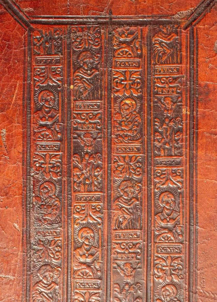 Dated panel binding of Estienne’s Eusebius Pamphili in Garamond’s ‘grecs du roi’ font. 1544 Excellent Provenance