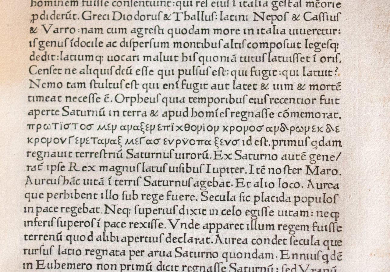 Sweynheym and Pannartz, Lactantius’ Opera Rome 1468