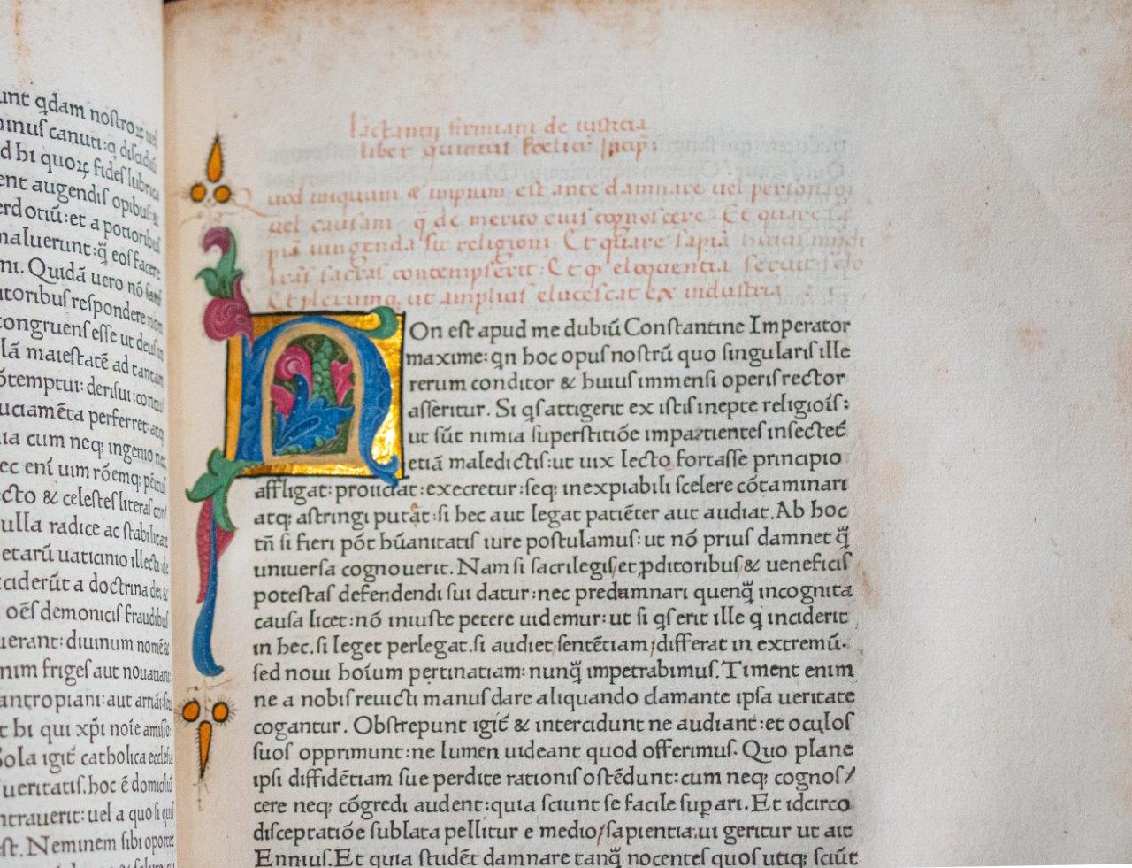 Sweynheym and Pannartz, Lactantius’ Opera Rome 1468