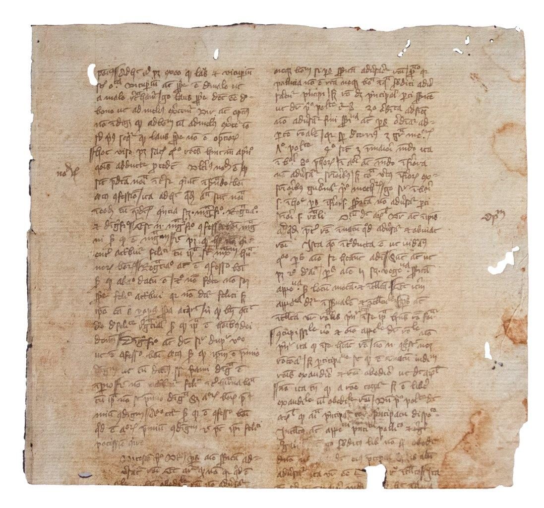 A substantial fragment of Jean Buridan on late C14th watermarked paper on 47 leaves
