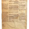 Bifolium from St Simon of Cascia, De gestis domini salvatoris, in Latin, decorated manuscript on vellum [Southern Netherlands, 14th century]