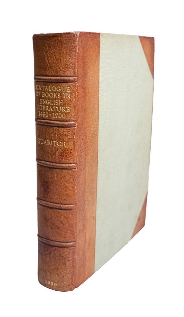 Attractive binding of Quaritch ‘Catalogue of Books’ 1930 Attractive binding of Quaritch ‘Catalogue of Books’ 1930