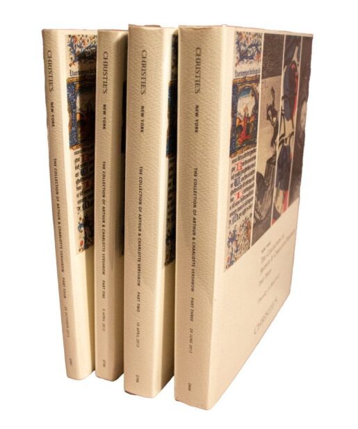 The Collection of Arthur & Charlotte Vershbow, In 4 volumes; Complete. New York, 9 and 10 April 2013, 20 June 2013, and 29 October 2013. [complete in 4 parts]