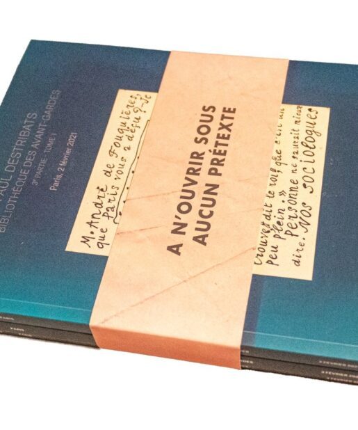 Paul Destribats. Bibliothèque des avant-gardes. Trois tomes. Complete in 3 volumes for February 2021. Christie’s