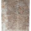 Cicero, Epistolae ad familiares; 5 fragments, Italian C15th
